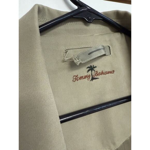 Tommy Bahama Jacket 100% Silk Blazer Men’s XL Unstructured‎ Pockets Tan/Khaki - Picture 16 of 16